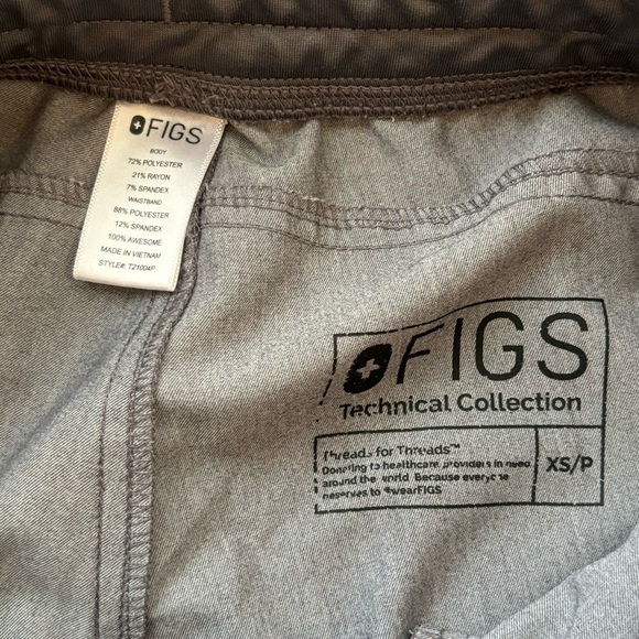 FIGS Kade Graphite Cargo Scrub Pants Size XS - Picture 13 of 16